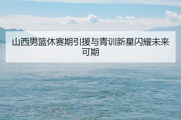 山西男篮休赛期引援与青训新星闪耀未来可期